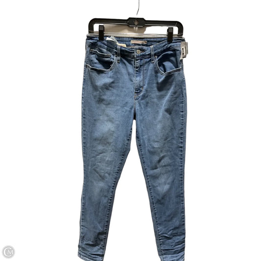 Jeans Skinny By Levis In Blue, Size: 10