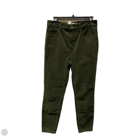 Pants Corduroy By Loft In Green, Size: 6