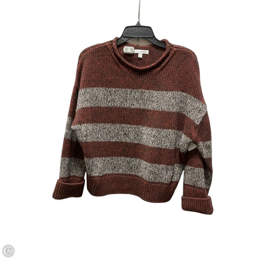 Sweater By Banana Republic In Grey & Red, Size: Xs