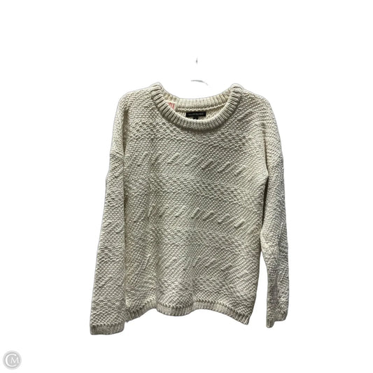 Sweater By Banana Republic In Cream, Size: L