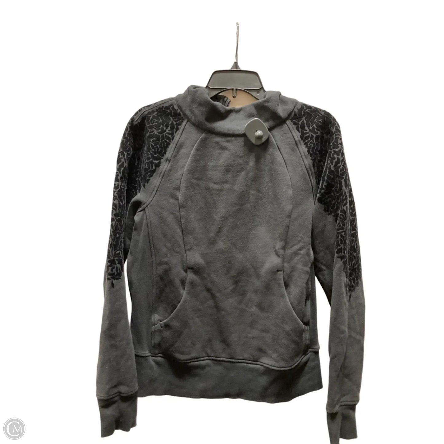 Athletic Jacket By Lululemon In Black, Size: 10