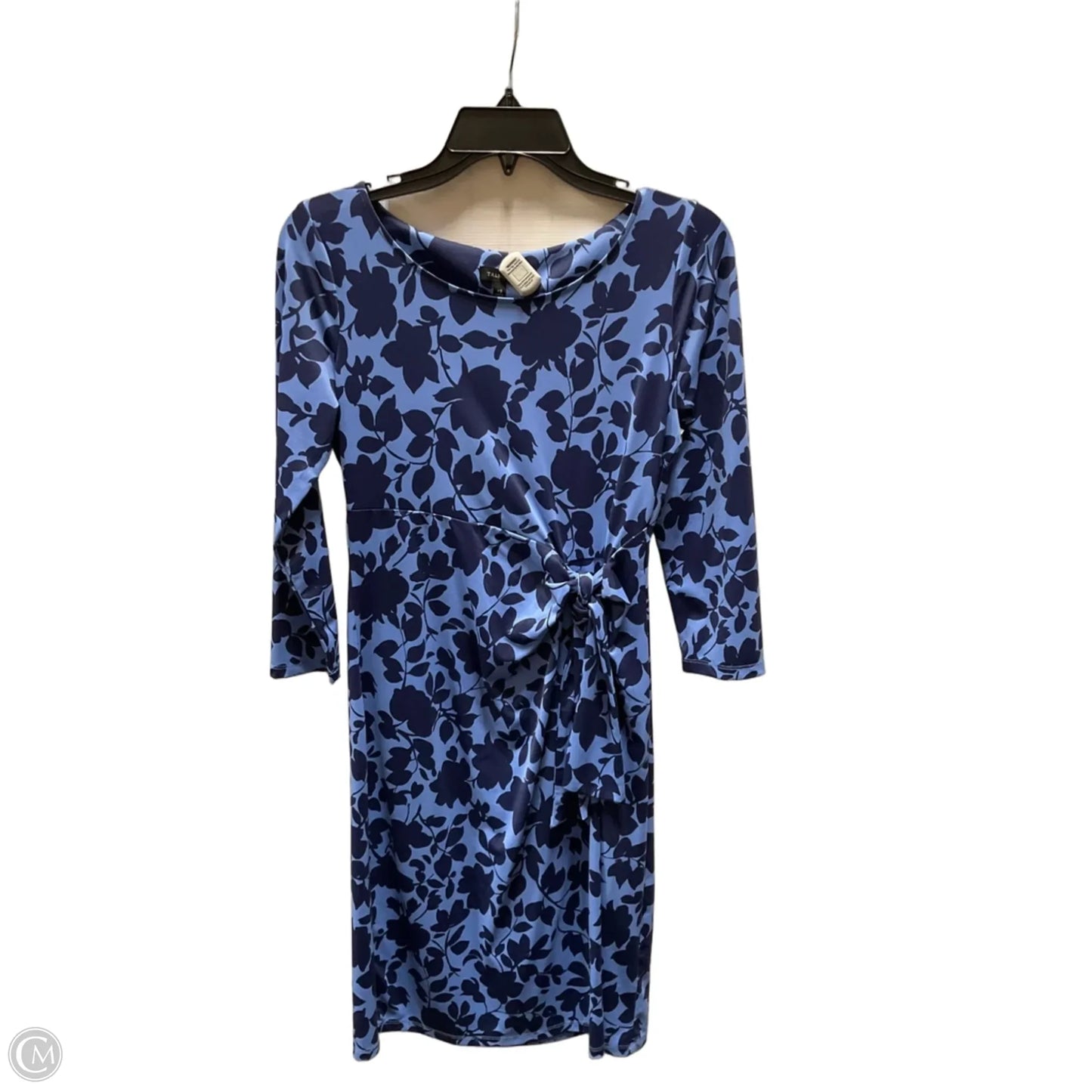 Dress Casual Midi By Talbots In Blue, Size: Xs