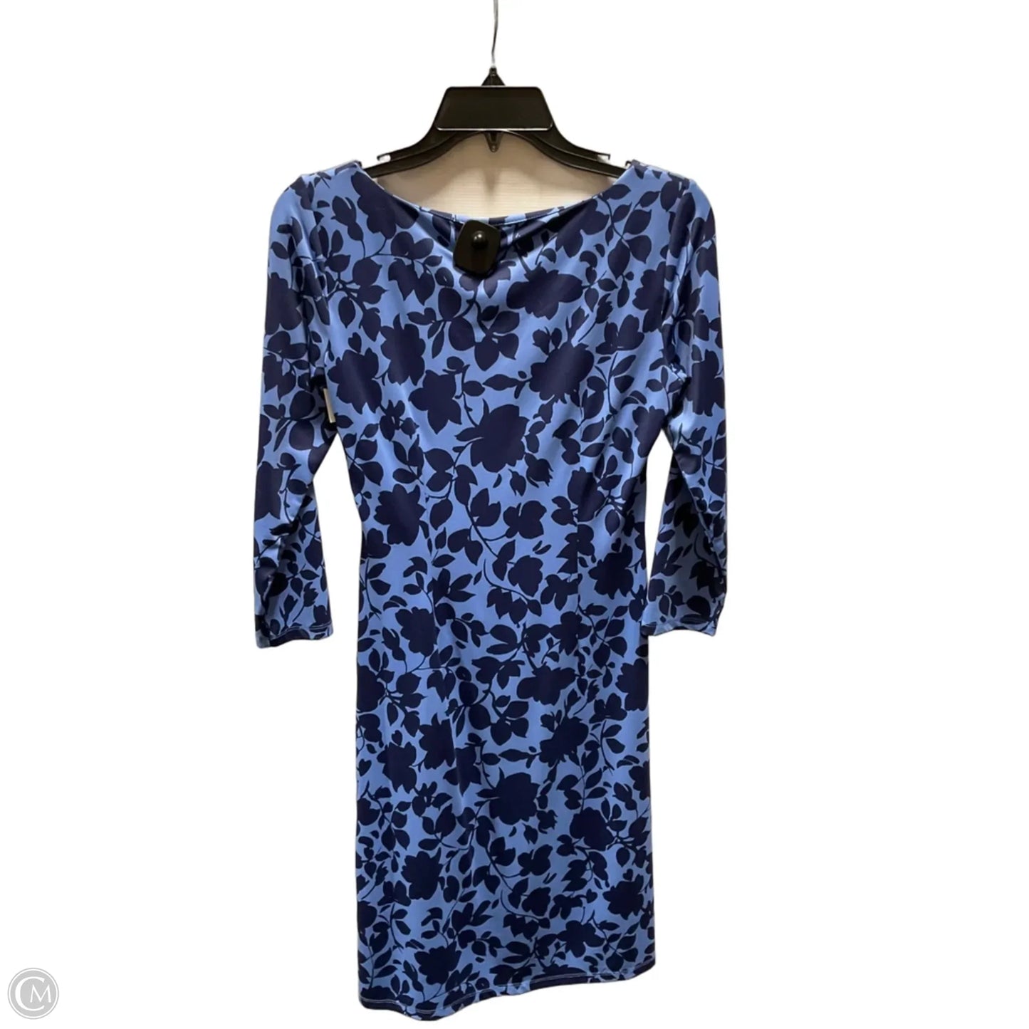 Dress Casual Midi By Talbots In Blue, Size: Xs