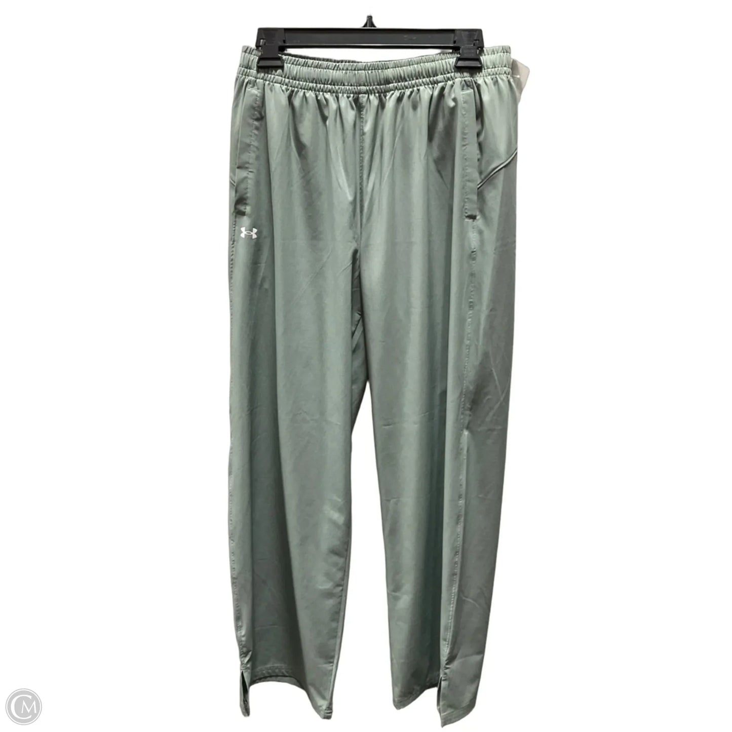 Athletic Pants By Under Armour In Green, Size: S