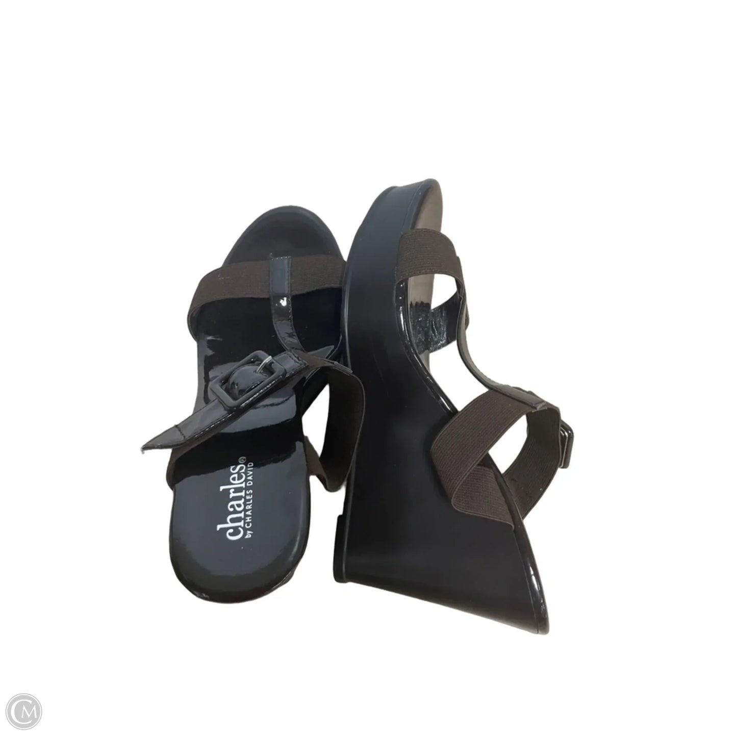 Shoes Heels Wedge By Charles By Charles David In Brown, Size: 8.5