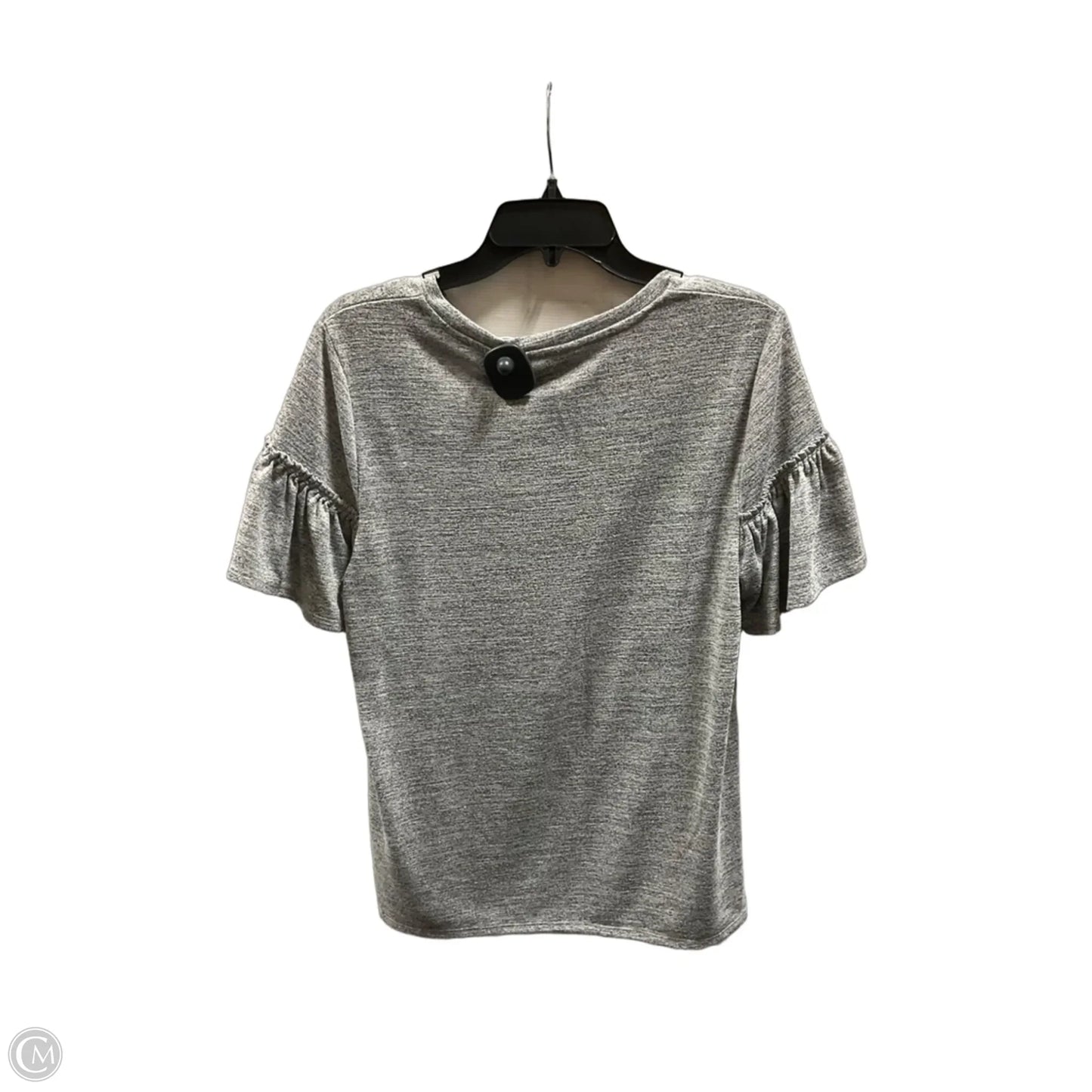 Top Short Sleeve By Banana Republic In Grey, Size: M