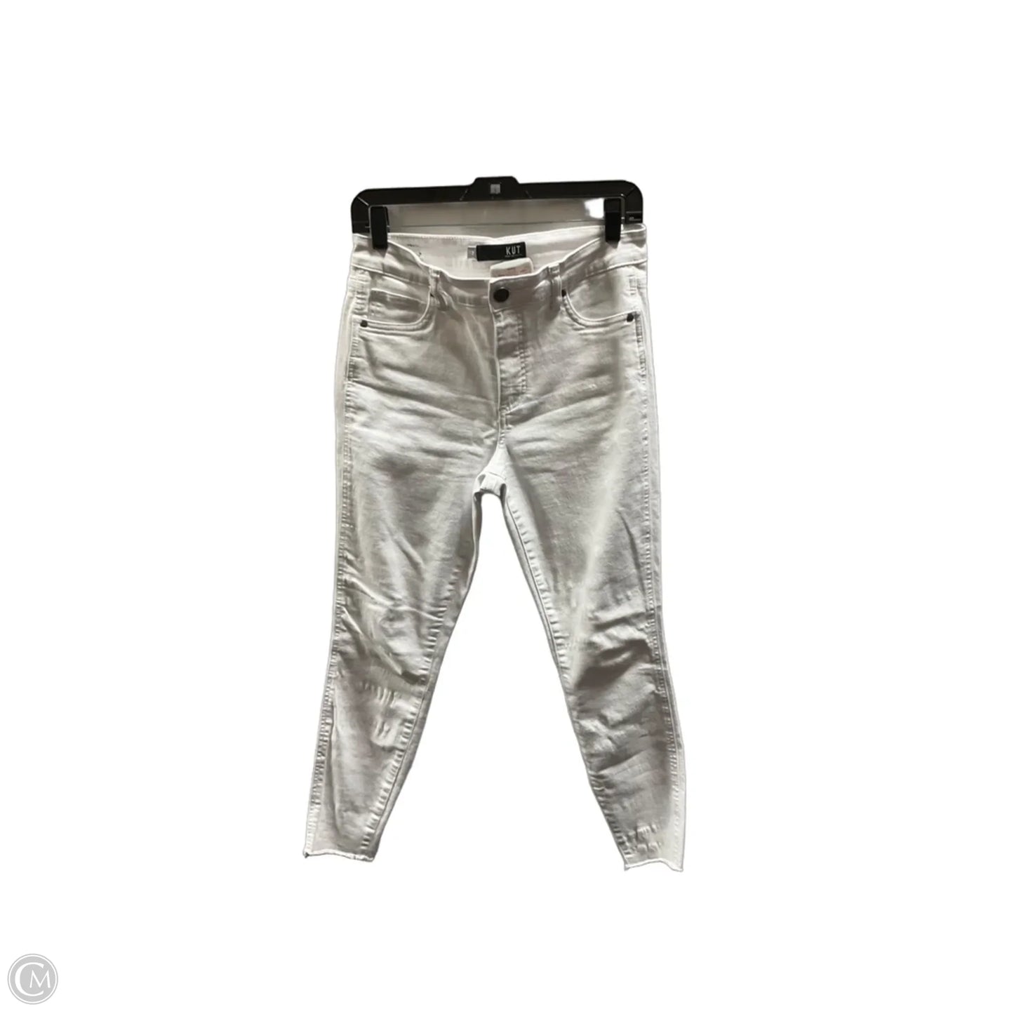 Jeans Skinny By Kut In White, Size: 2