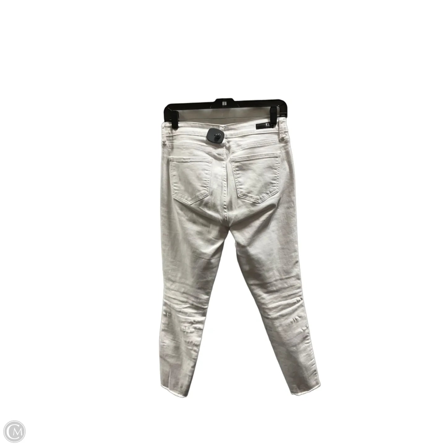 Jeans Skinny By Kut In White, Size: 2