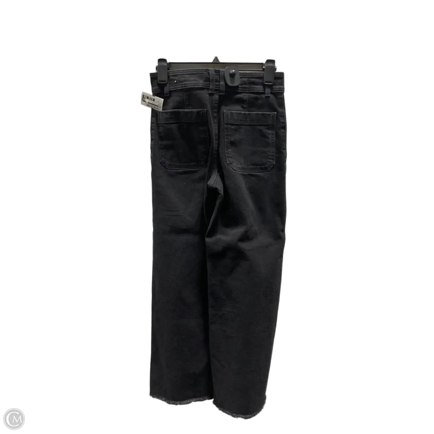 Jeans Wide Leg By Mng In Black, Size: Xs