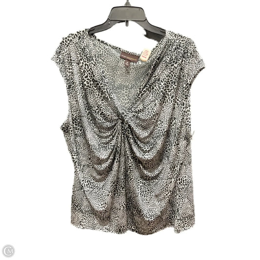 Blouse Sleeveless By Torrid In White, Size: 3x