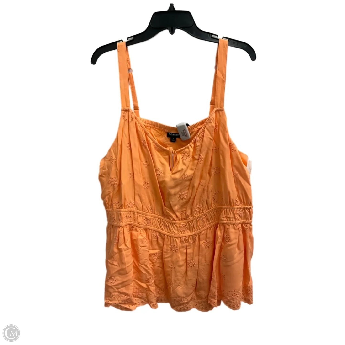 Top Sleeveless By Torrid In Orange, Size: 2