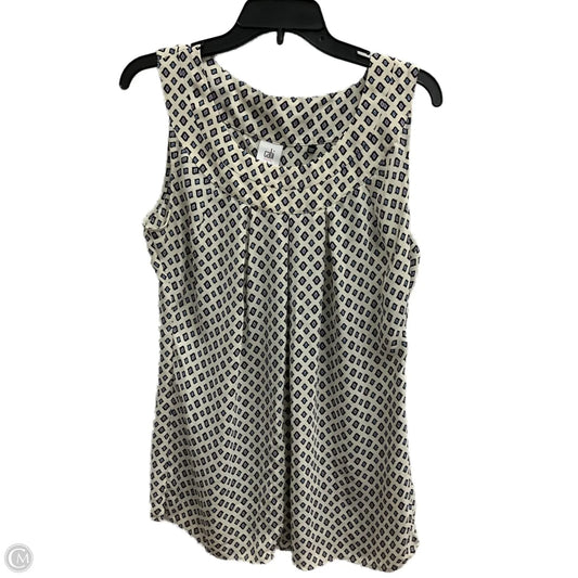 Top Sleeveless By Cabi In Multi-colored, Size: L