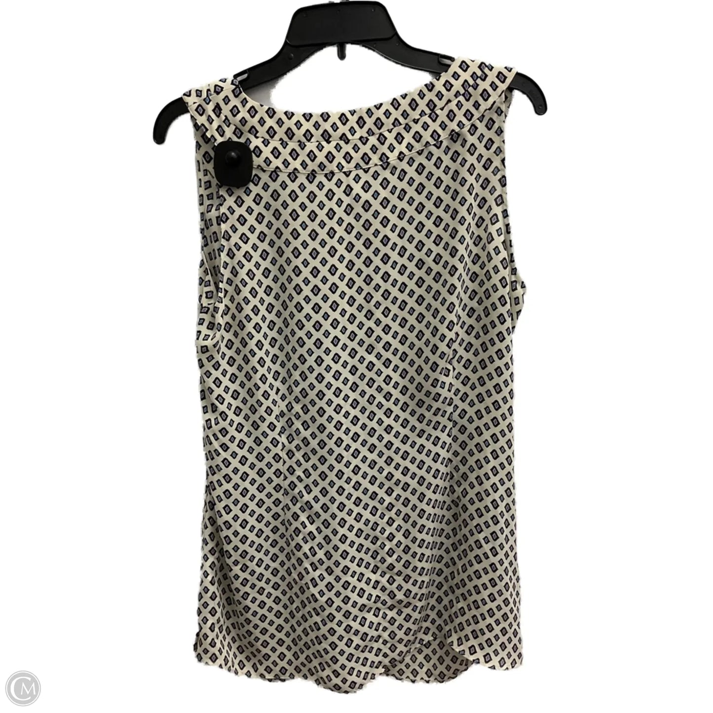 Top Sleeveless By Cabi In Multi-colored, Size: L