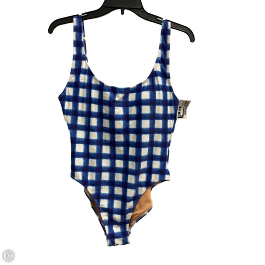 Swimsuit By J. Crew In Blue & White, Size: M
