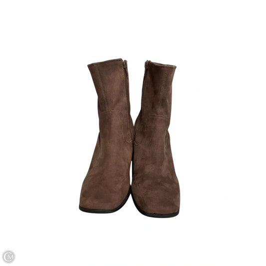 Boots Ankle Heels By Jeffery Campbell In Brown, Size: 9