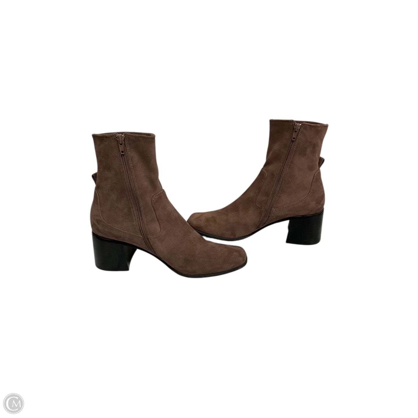 Boots Ankle Heels By Jeffery Campbell In Brown, Size: 9