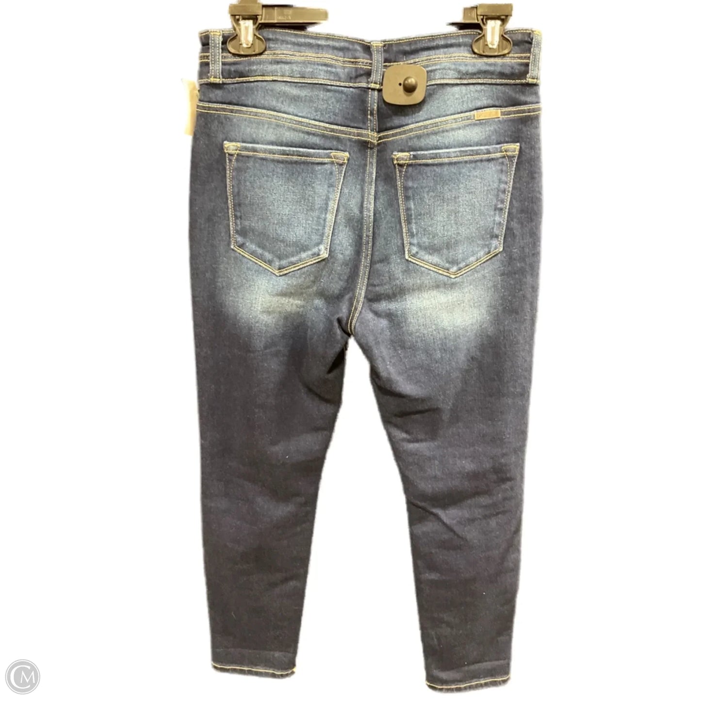 Jeans Skinny By Kancan In Blue Denim, Size: 10