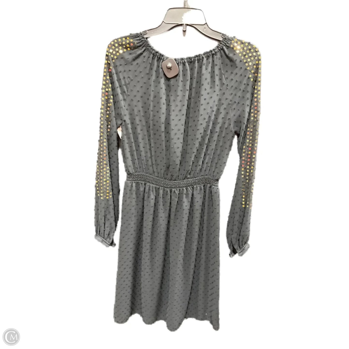 Dress Casual Midi By Target-designer In Blue & Gold, Size: Xs