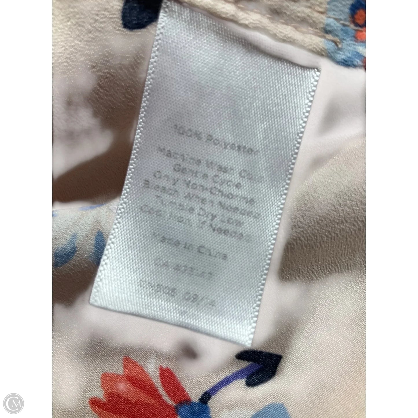 Top Short Sleeve By Talbots In Floral Print, Size: 1x