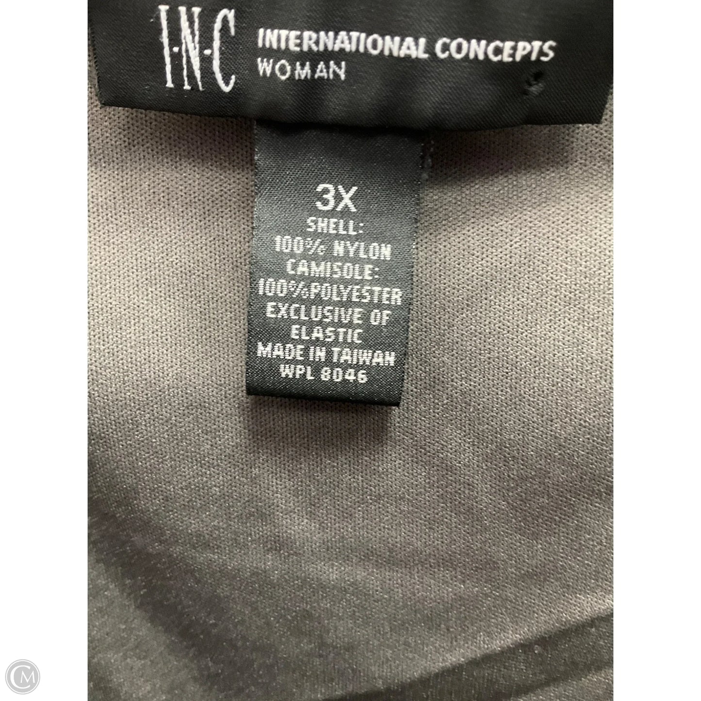 Top Sleeveless By Inc In Black, Size: 3x
