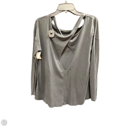 Athletic Top Long Sleeve Collar By Lululemon In Black, Size: S