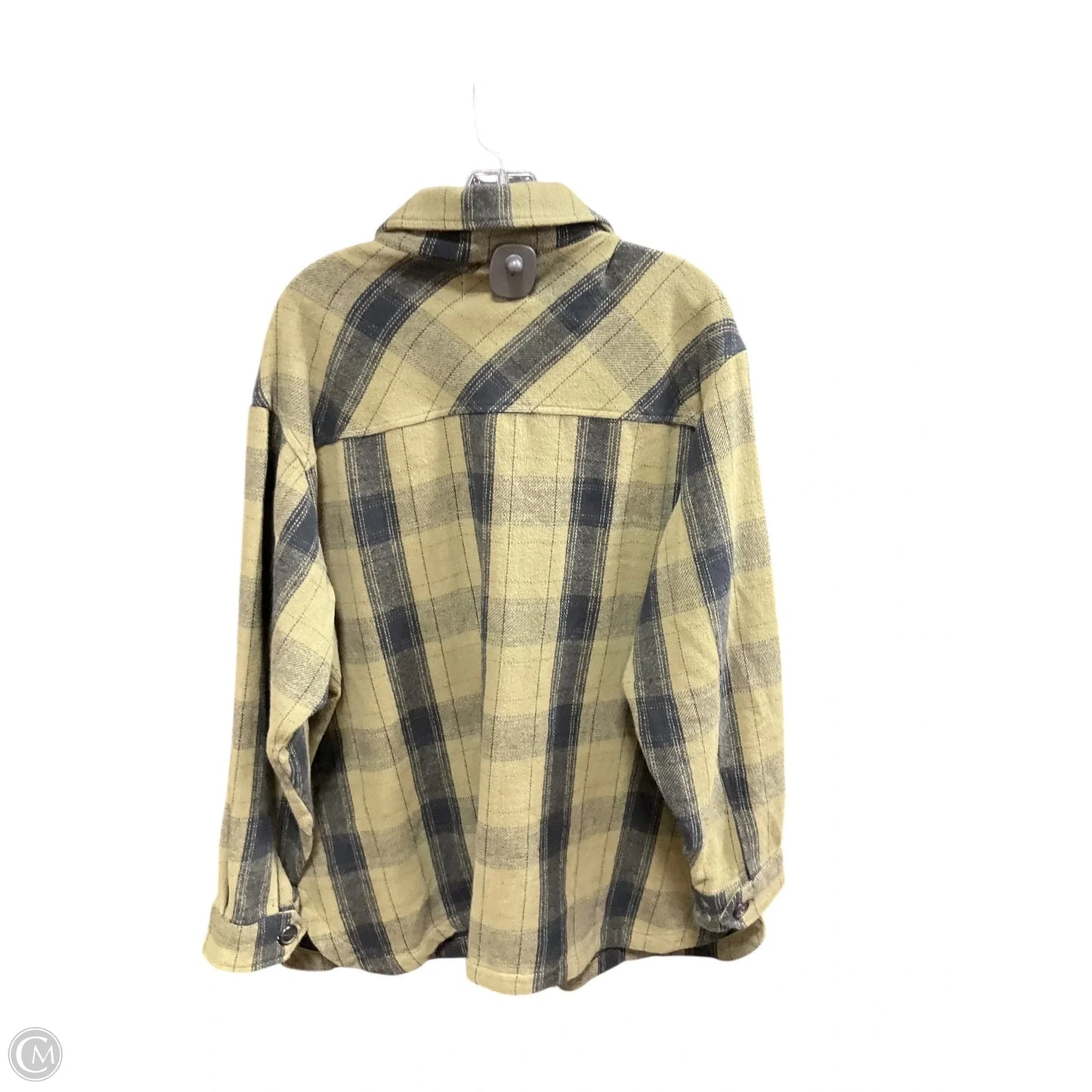 Jacket Shirt By Lucky Brand In Green, Size: Xl