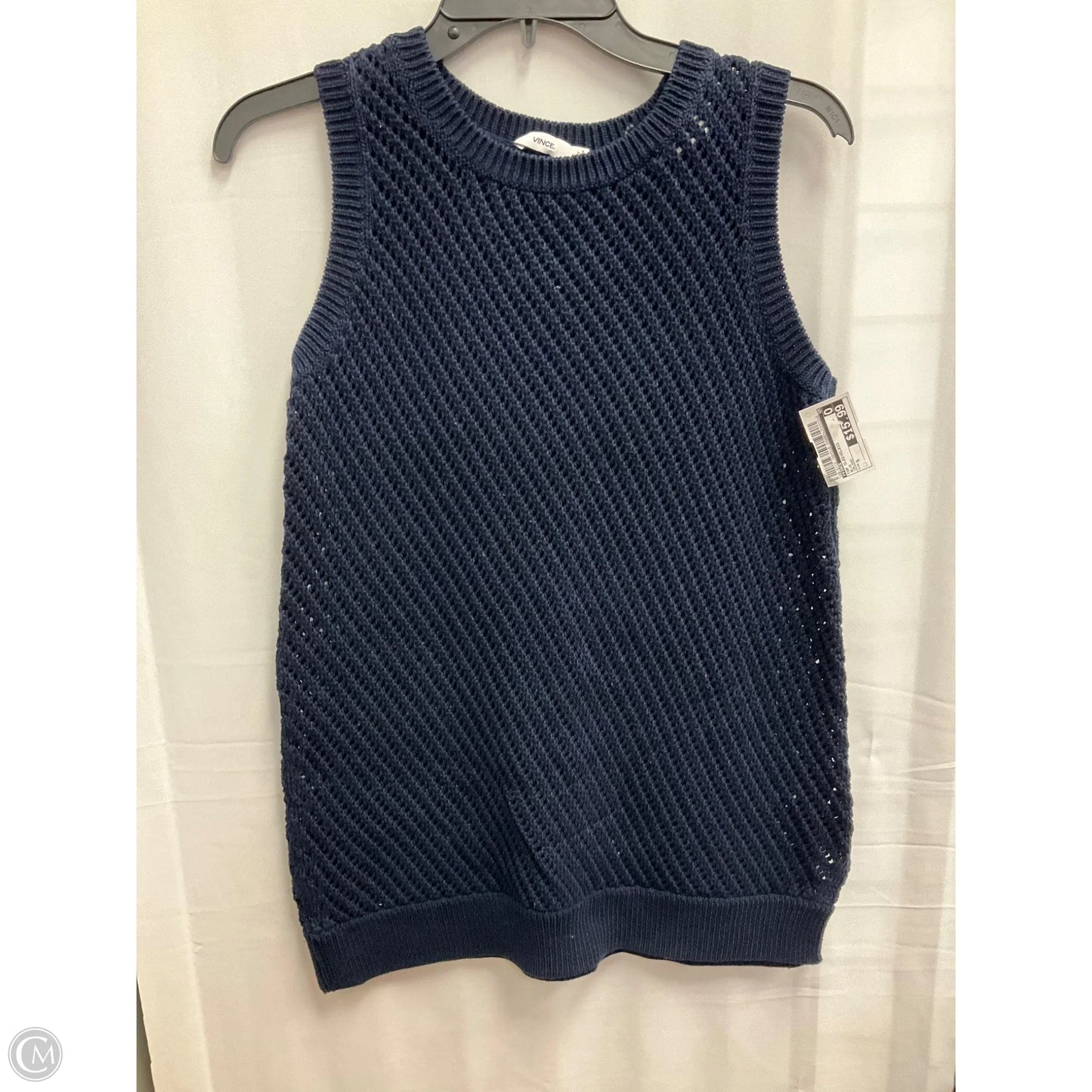 Top Sleeveless By Vince In Blue, Size: S