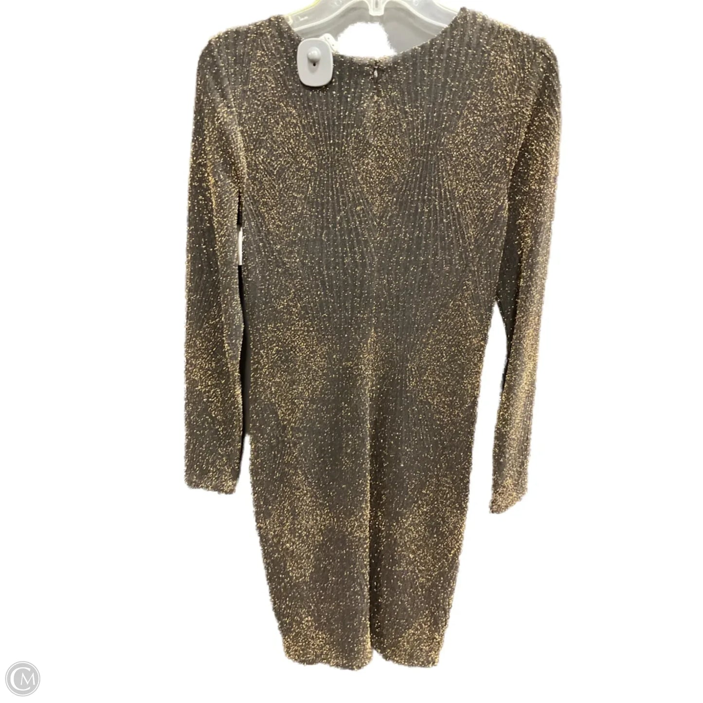 Dress Party Short By Michael By Michael Kors In Black & Gold, Size: M