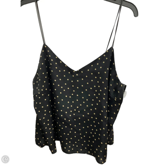 Blouse Sleeveless By Cmc In Polkadot Pattern, Size: L