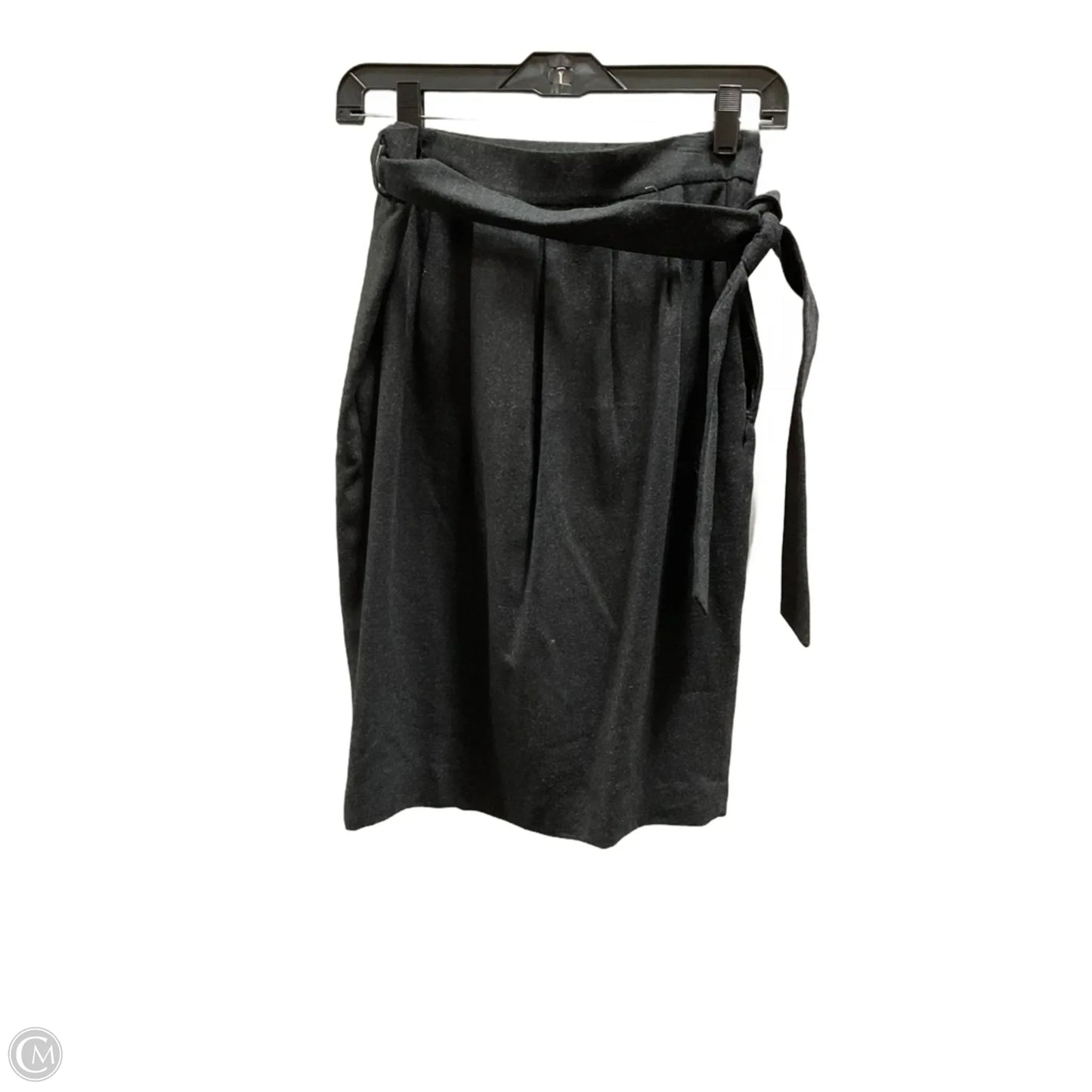 Skirt Midi By Ann Taylor In Grey, Size: Xs