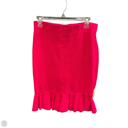 Skirt Midi By Express In Pink, Size: M