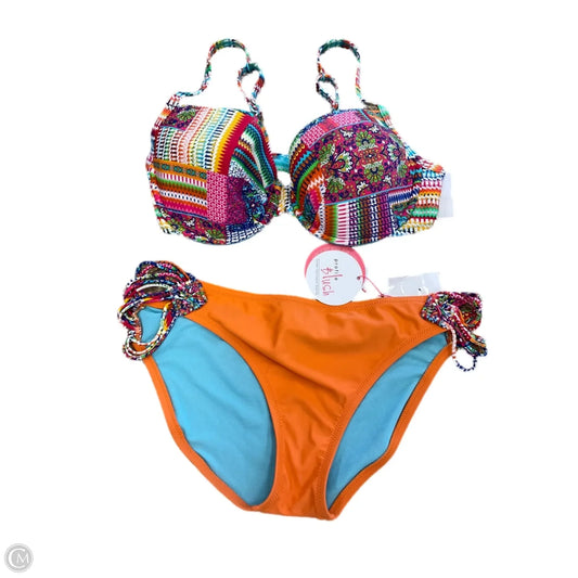 Swimsuit 2pc By Clothes Mentor In Multi-colored, Size: Xl