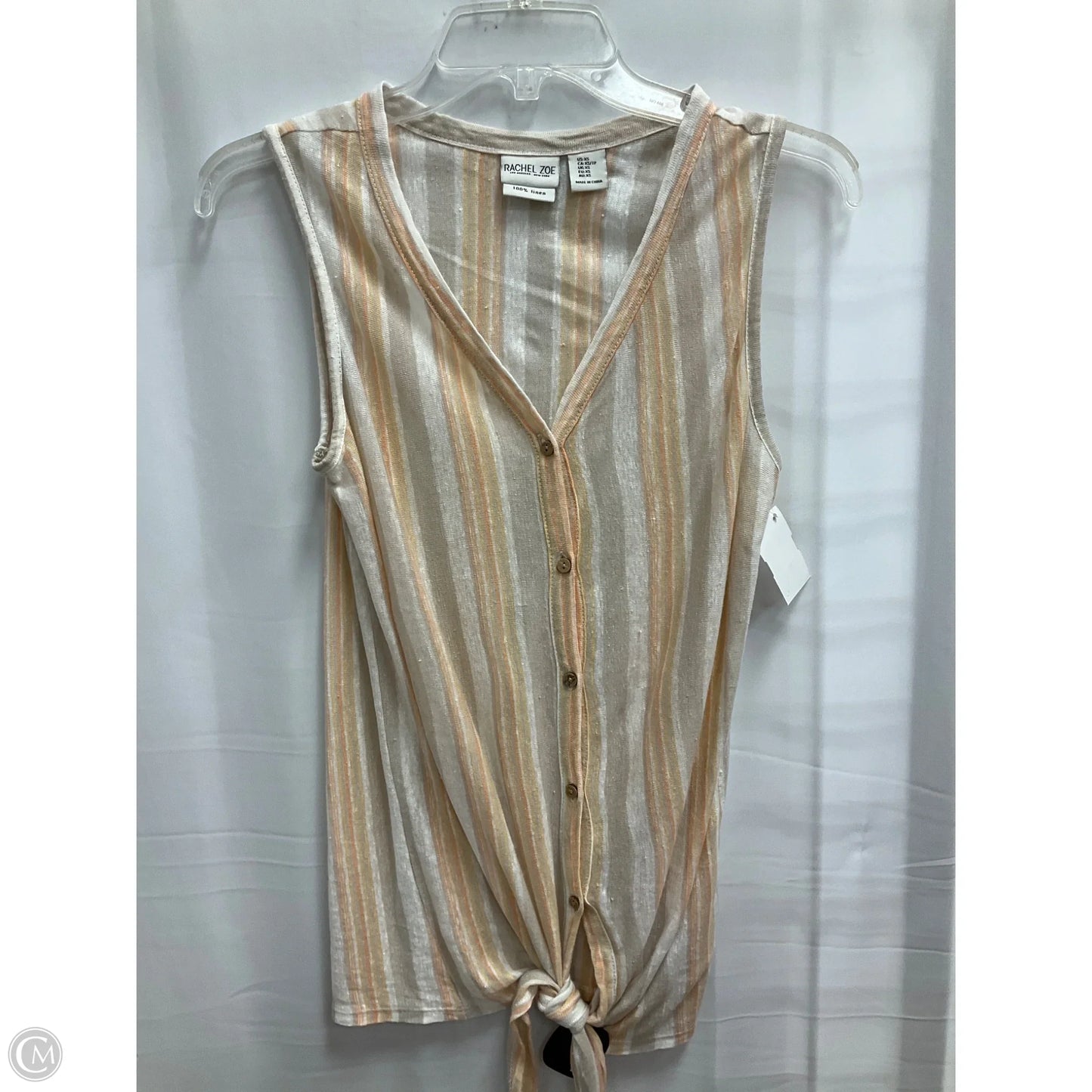 Top Sleeveless By Rachel Zoe In Striped Pattern, Size: Xs