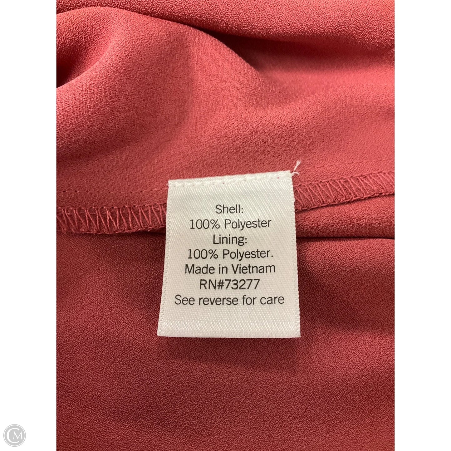 Blouse Sleeveless By Nine West In Pink, Size: S