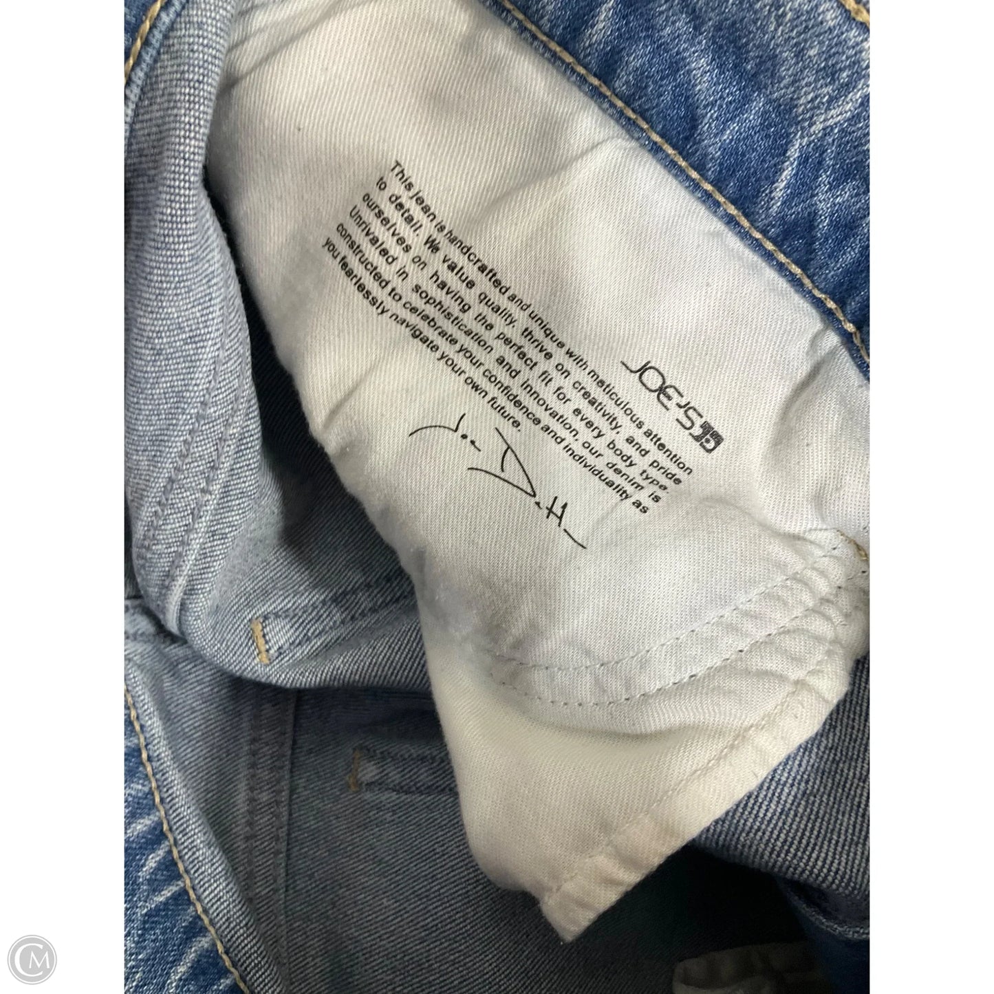 Jeans Straight By Joes Jeans In Blue Denim, Size: 12
