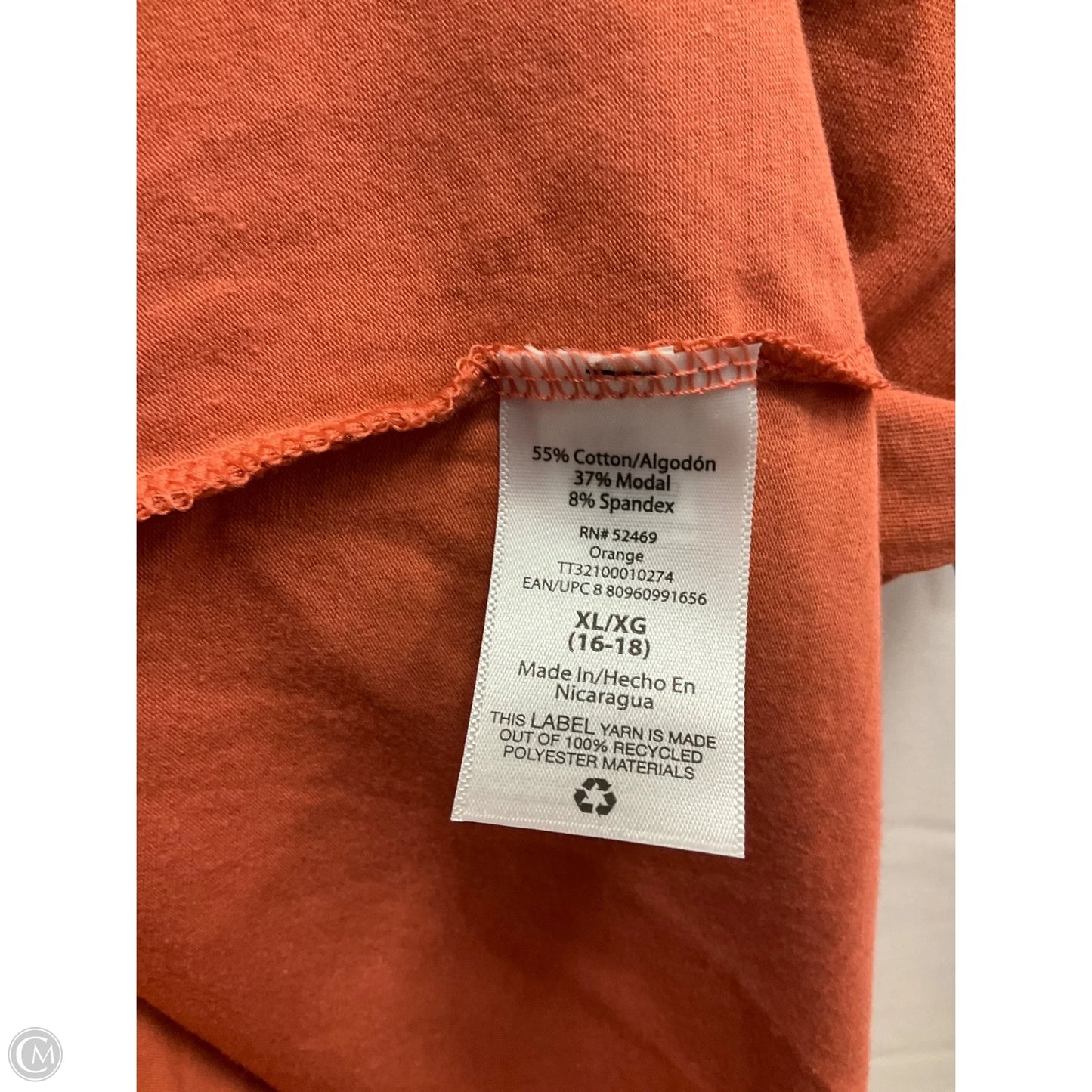 Top Cami By Time And Tru In Coral, Size: Xl