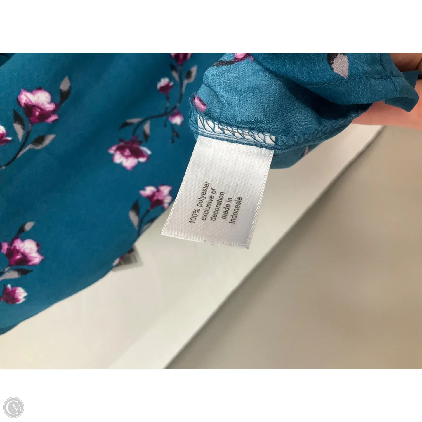 Blouse Sleeveless By Lane Bryant In Blue, Size: 1x