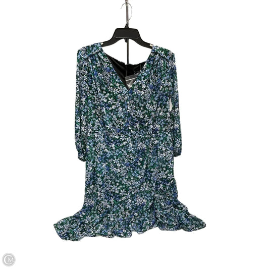 Dress Casual Midi By Karl Lagerfeld In Multi-colored, Size: L