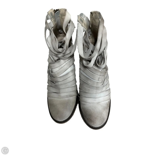 Boots Ankle Heels By Free People In Grey, Size: 7.5
