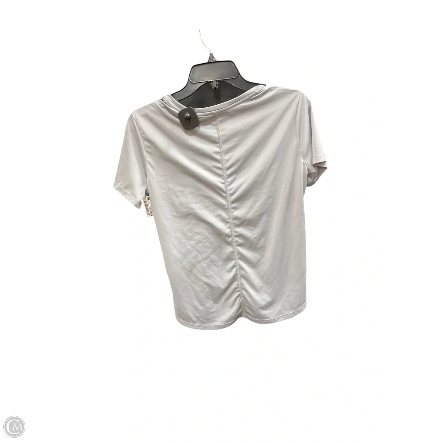 Athletic Top Short Sleeve By Nike Apparel In Grey, Size: S