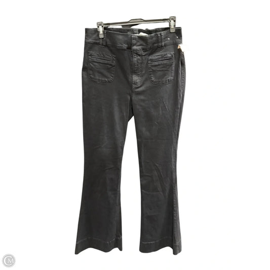 Jeans Flared By Express In Black Denim, Size: 6