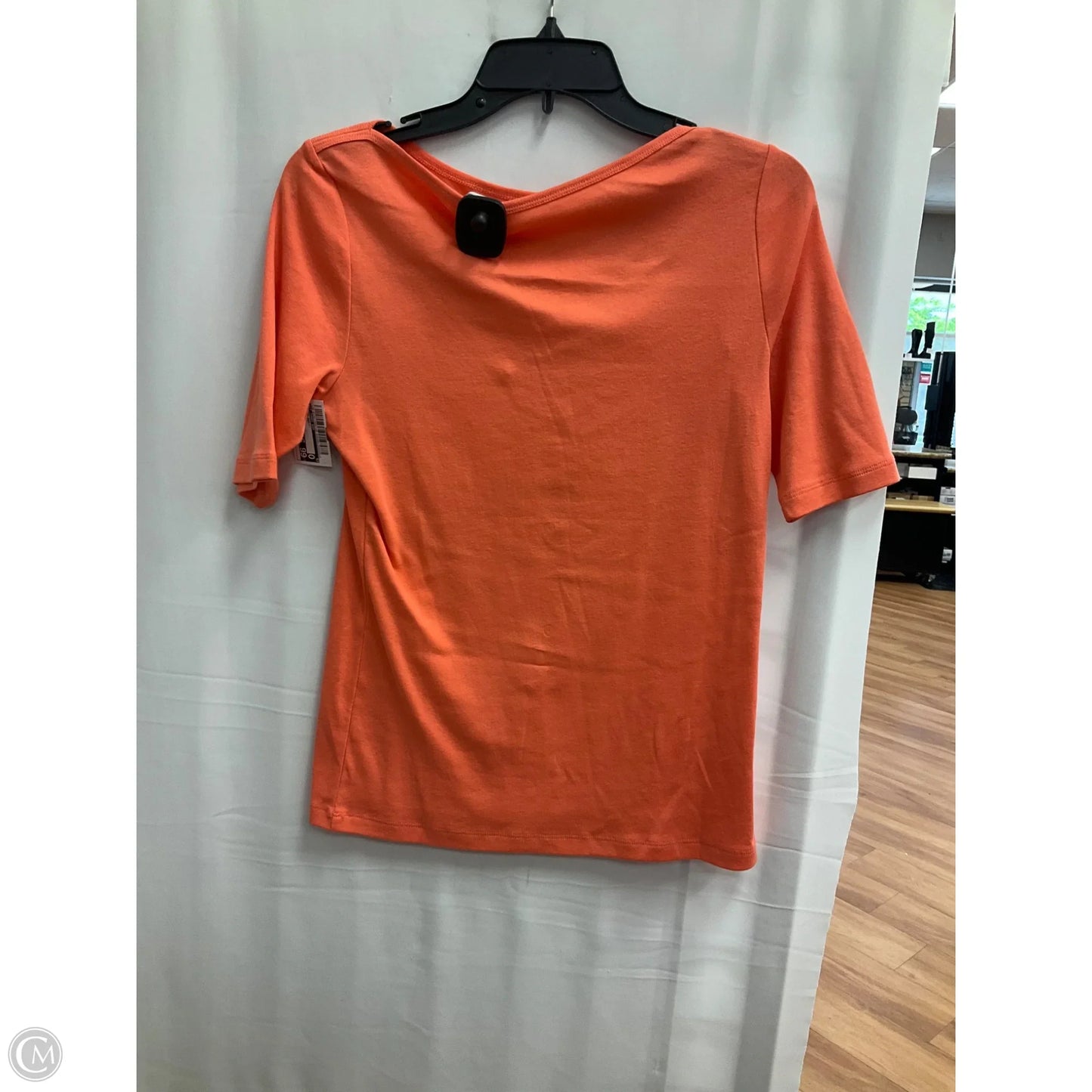 Top Short Sleeve Basic By St Johns Bay In Orange, Size: Xs