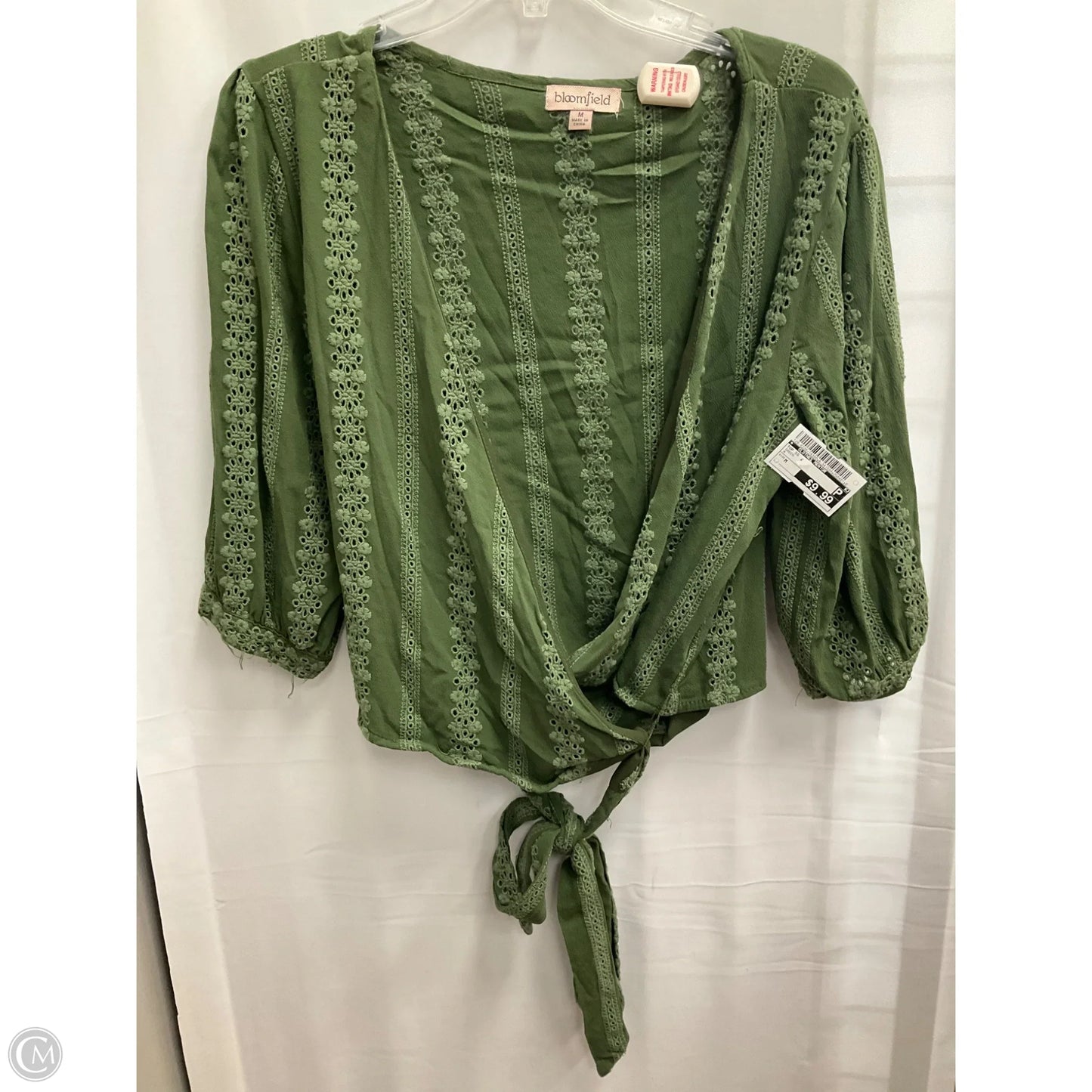 Top Short Sleeve By Clothes Mentor In Green, Size: M