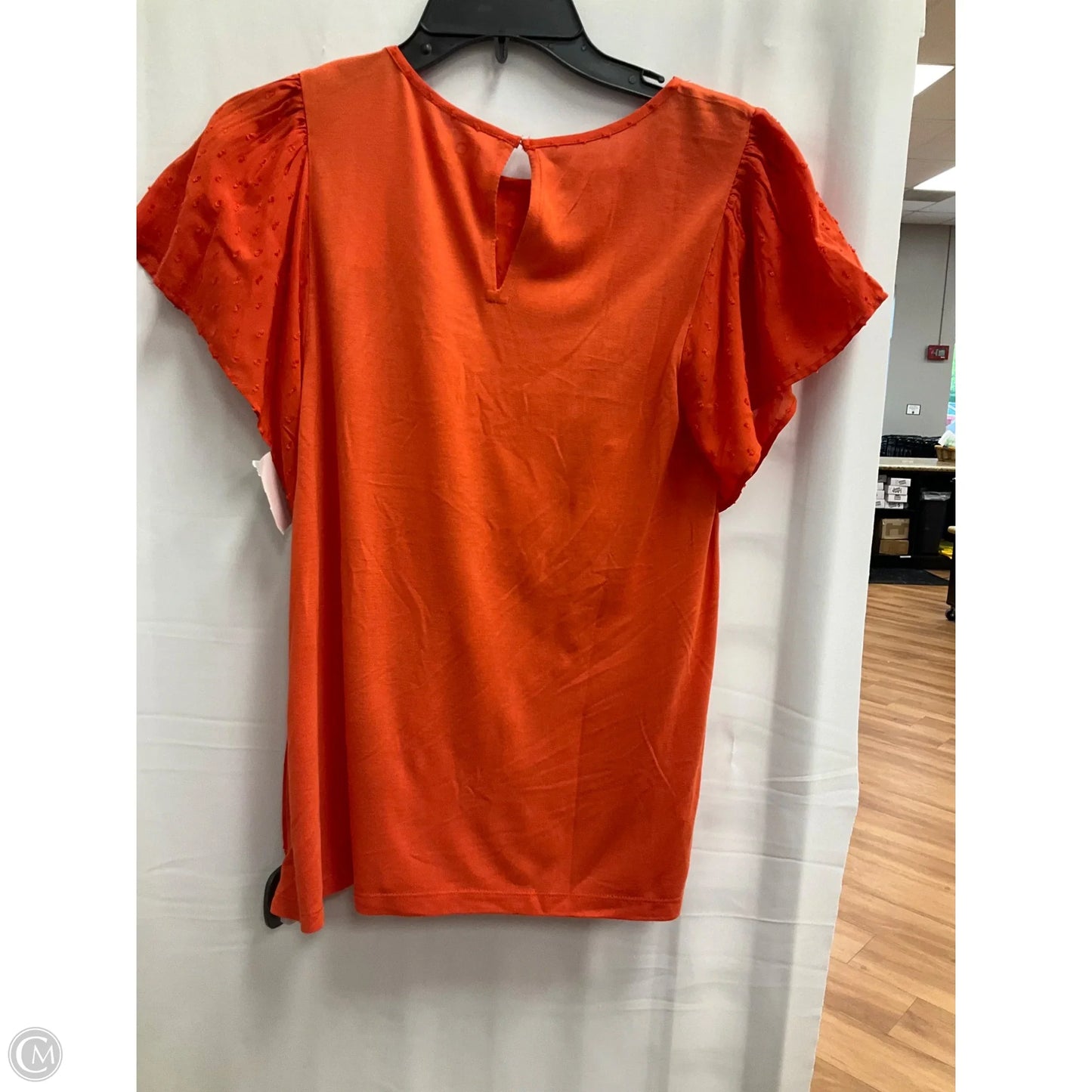 Top Short Sleeve By Loft In Paisley Print, Size: Xs