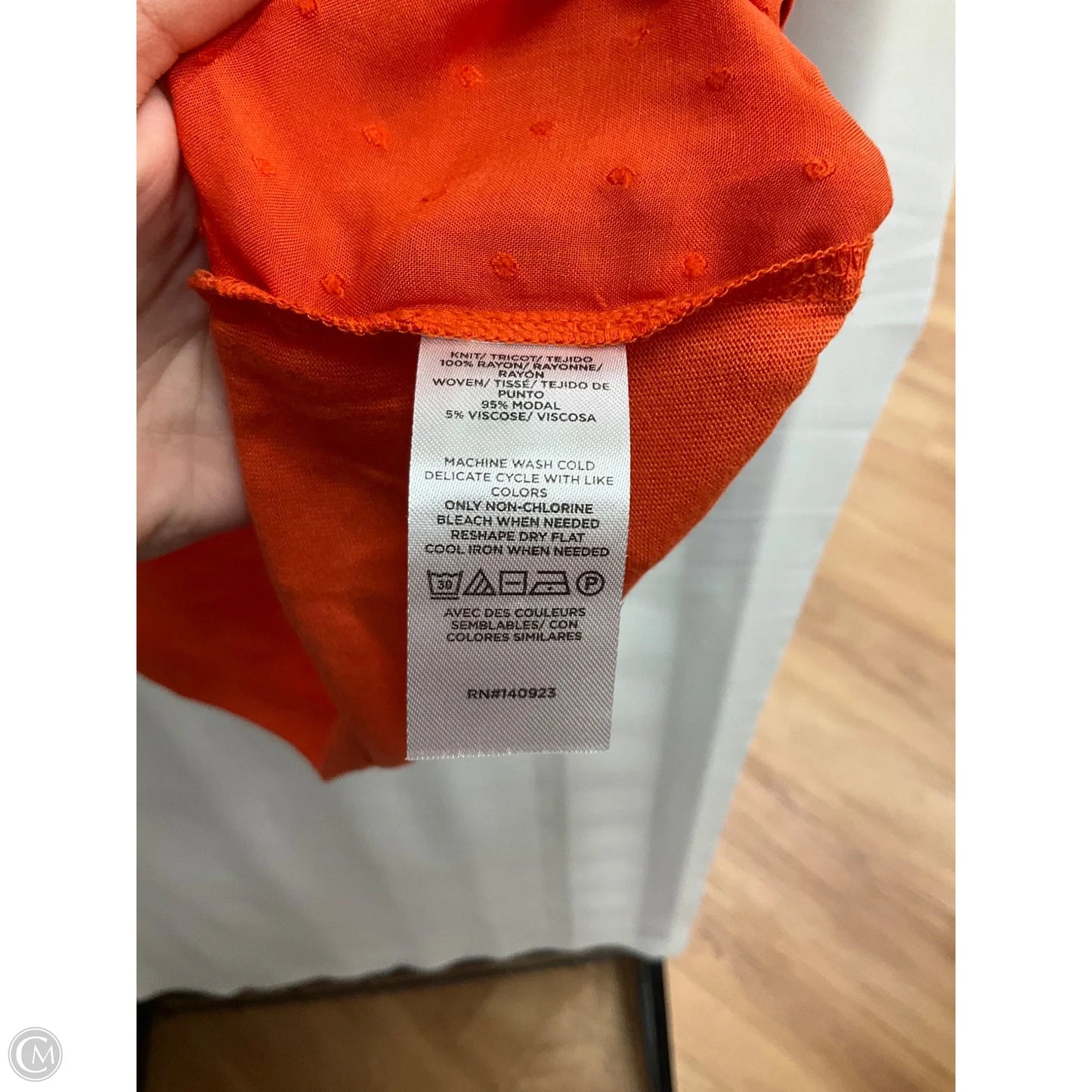 Top Short Sleeve By Loft In Paisley Print, Size: Xs