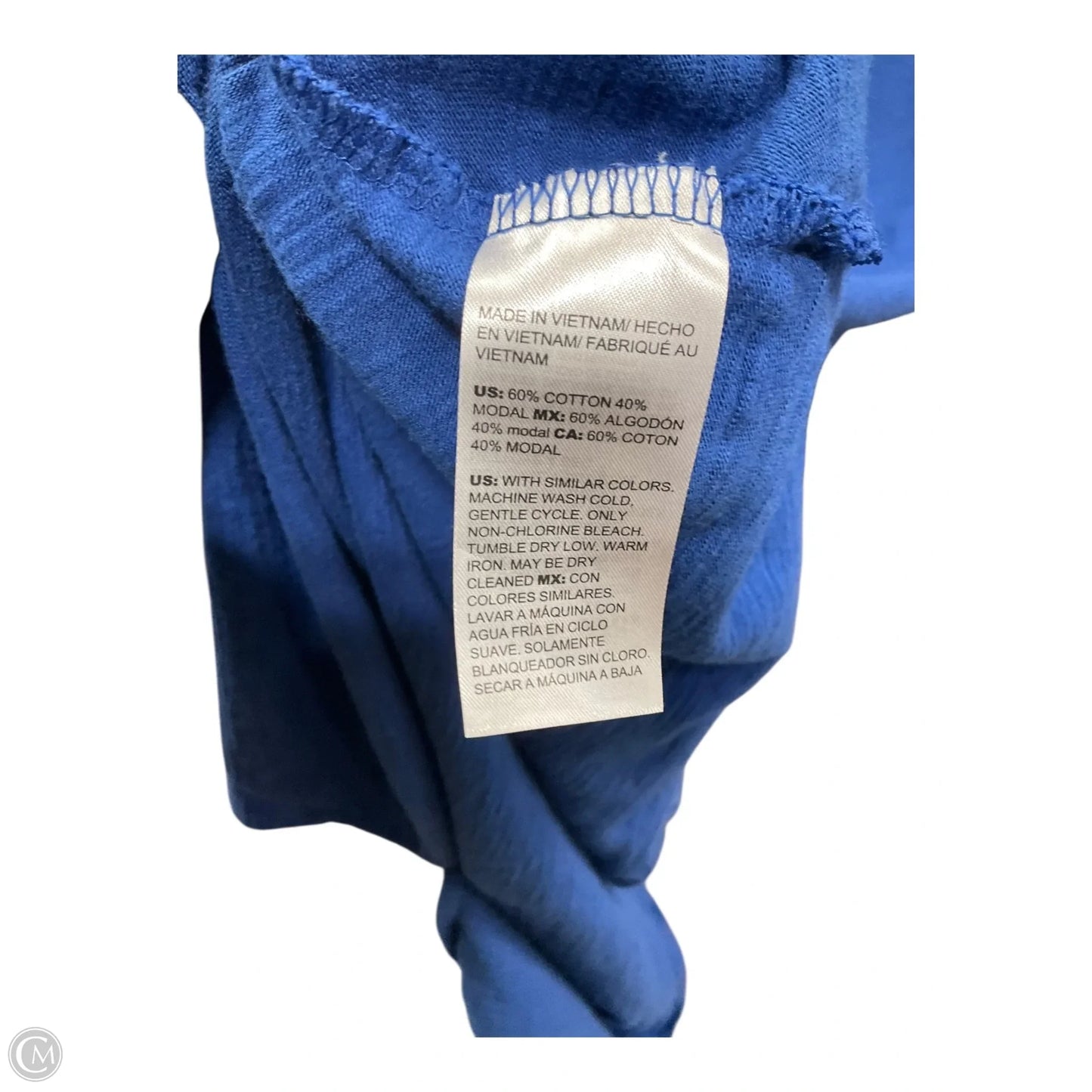 Dress Casual Maxi By Chicos In Blue, Size: S