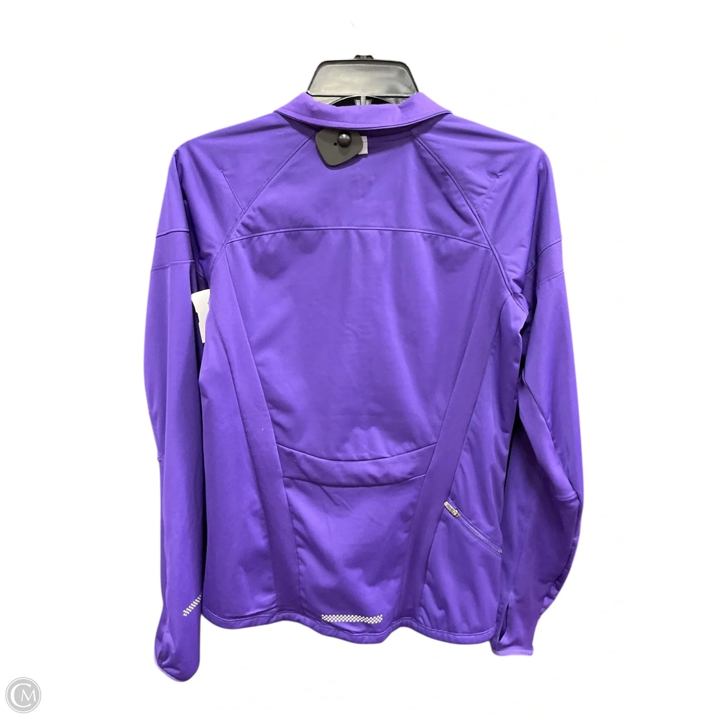 Athletic Jacket By Nike Apparel In Purple, Size: S