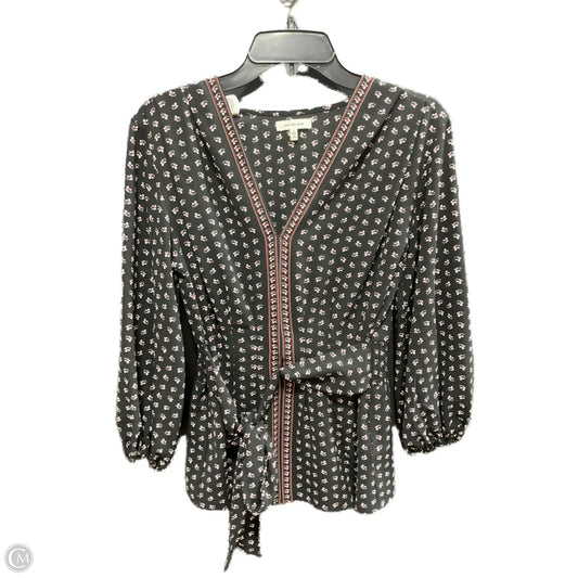 Top Long Sleeve By Max Studio In Floral Print, Size: S