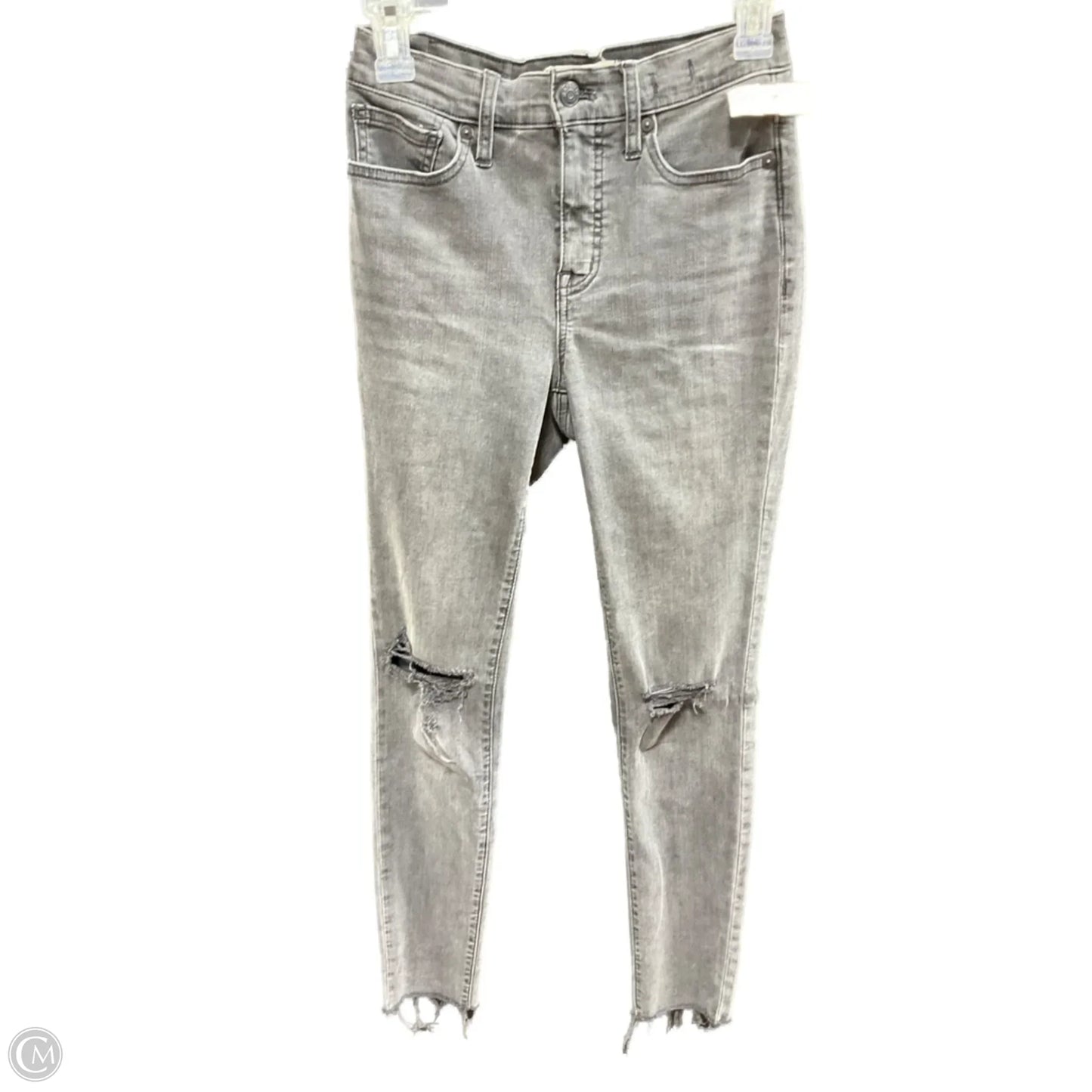 Jeans Straight By Madewell In Black Denim, Size: 2