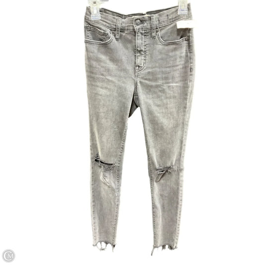 Jeans Straight By Madewell In Black Denim, Size: 2